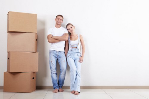 Man with van service helping with a local move in Acton