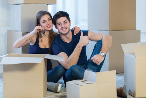 House removalists working on a residential move in Acton