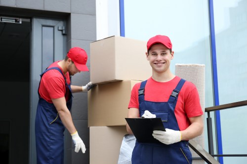 Customer raising a complaint about a moving service