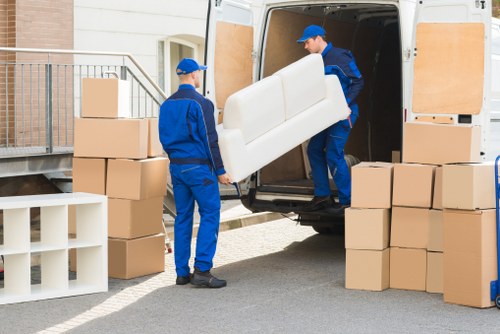 Packing and furniture handling for a house move in Acton