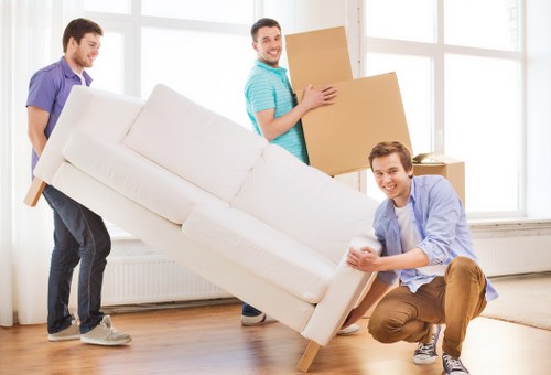 Careful loading of sofas and household furniture for Acton removals