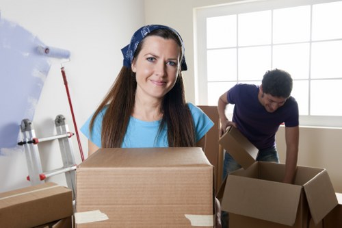 Professional movers handling a residential relocation in Acton with care